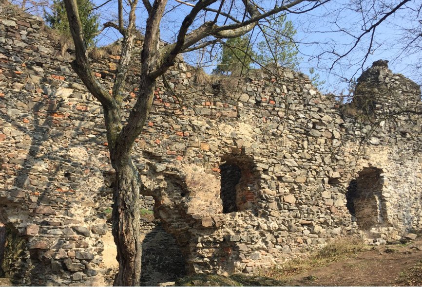 Castle Zbořený Kostelec, Týnec nad Sázavou, Czechia, Czech Republic (Czechia)